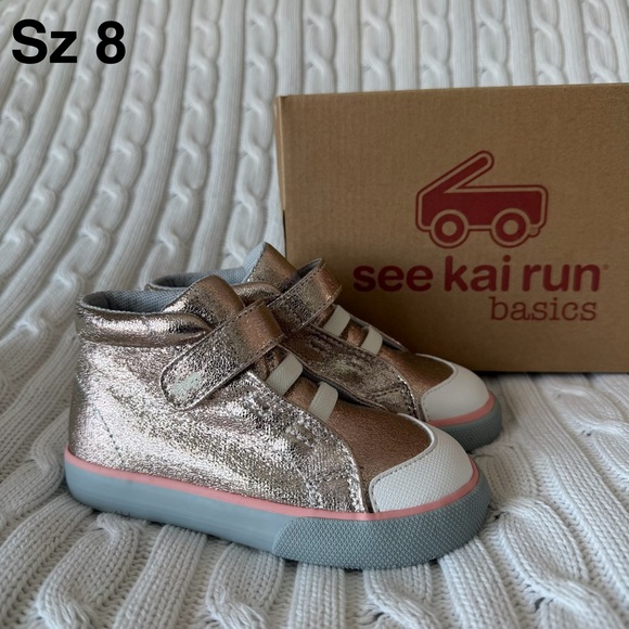 See Kai Run Other - See Kai Run Drew Rose Gold Size 8 Toddler Girls Sneaker Shoes NEW First Walker